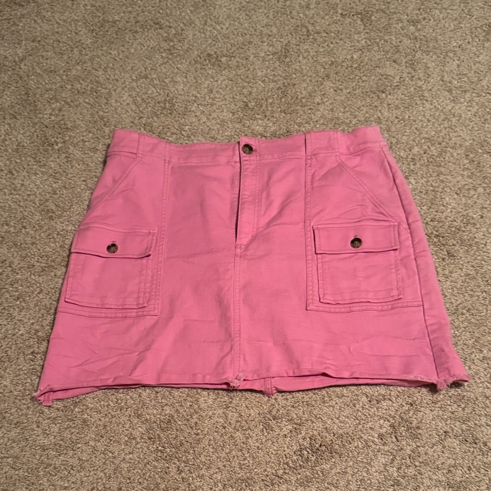 LOFT Vibrant Pink Skirt